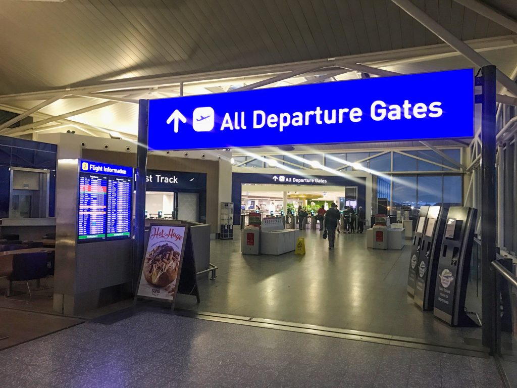 airport signage