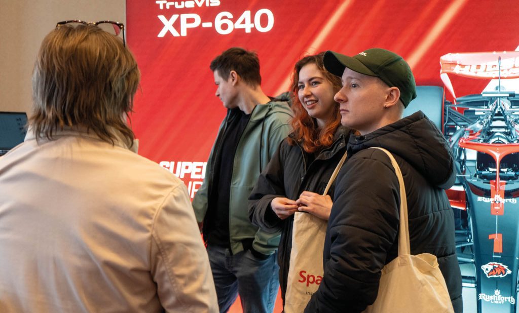 Visitors at the Spandex summit