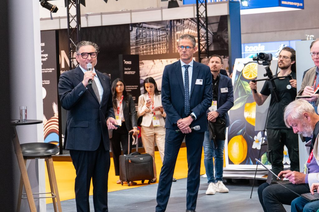 Christoph Gamper, CEO Durst on the opening day at FESPA