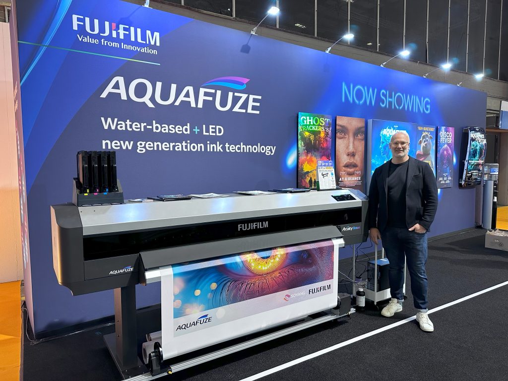 Carl Criscione, Managing Director of Equinox Group with the new Aquafuze Triton