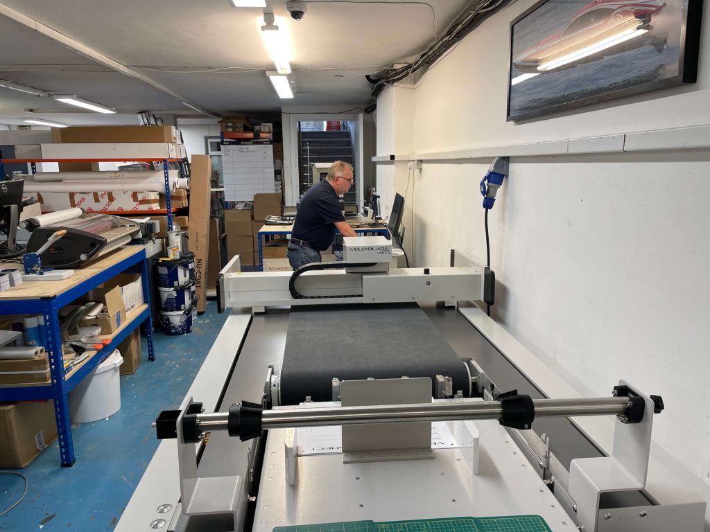 The Veloblade Volta 69+ in situ at VMG supplied by SEDO