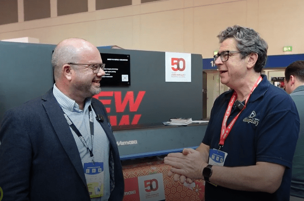 Jack talks to Duncan Jefferies, Head of Marketing for Hybrid Serivces at FESPA 25
