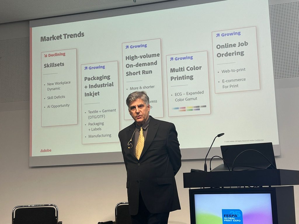 Mark Lewiecki at FESPA