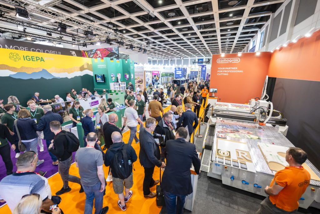 visitors at the FESPA exhibition in Berlin