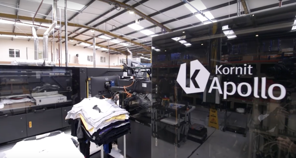 The Kornit Apollo platform at T-Shirt & Sons
