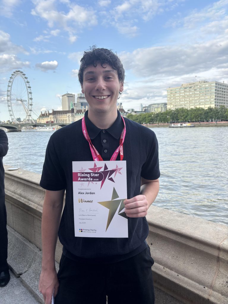 Alex Jordan, winner of a Rising Star Award, joined Konica Minolta as a Sales Development Representative in 2024
