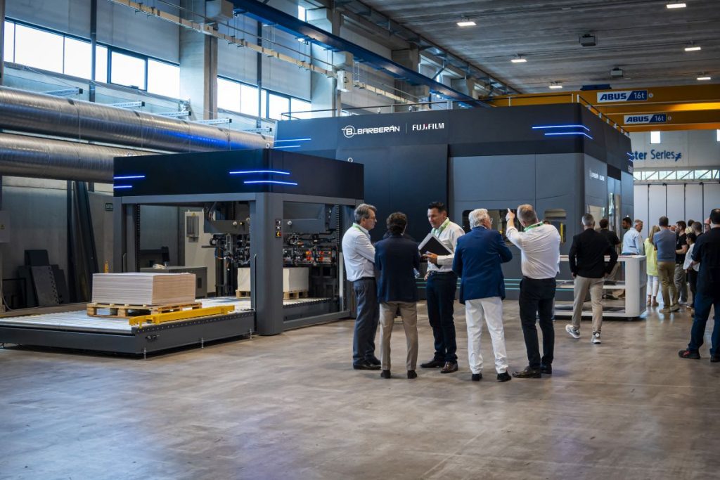 The Fujifilm HS Series single-pass inkjet platform has been rebranded as the Acuity Aristo.
