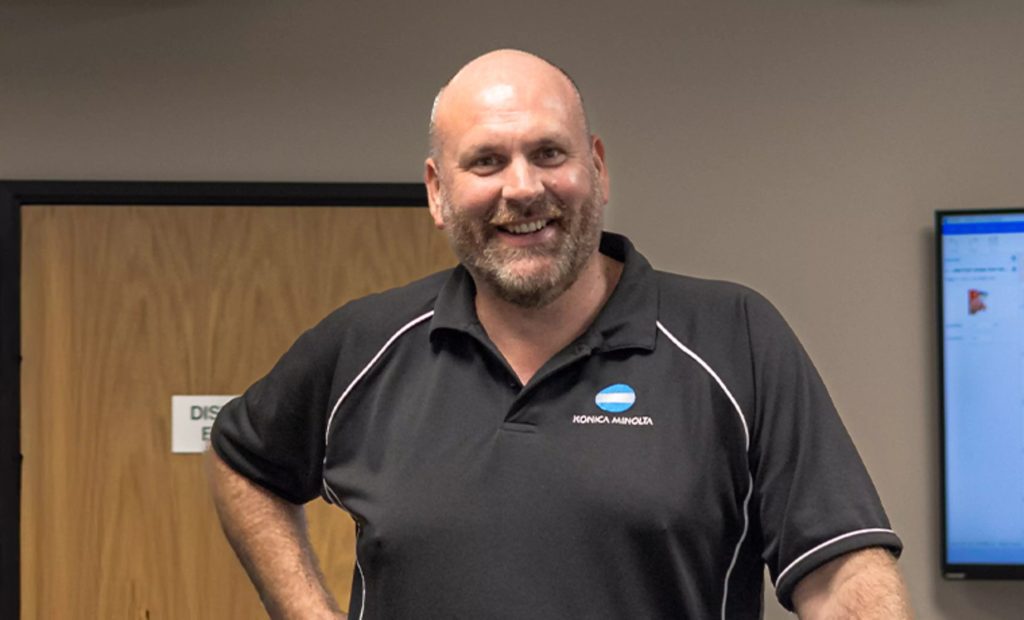 Jon Pritchard will be conducting guided tours of the Konica Minolta stand at LabelExpo Europe