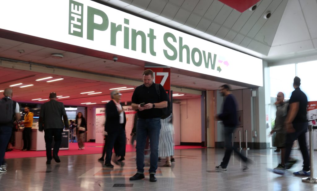 the print show entrance
