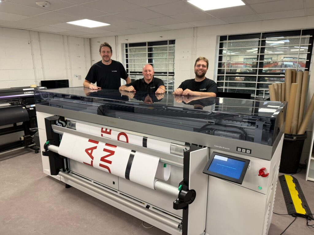 Team at Lavastar with Canon Colorado M5W