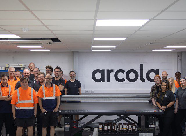 The Arcola team is seeing improvements in quality from the new Mimaki JFX200-2513