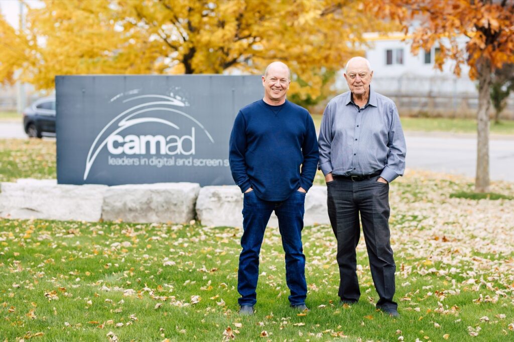 (L-R) Dan Deveau and Bob Deveau who installed panthera flatbed
