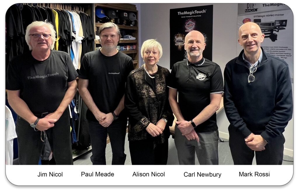 The team at TheMagicTouch which has become an Employee Ownership Trust