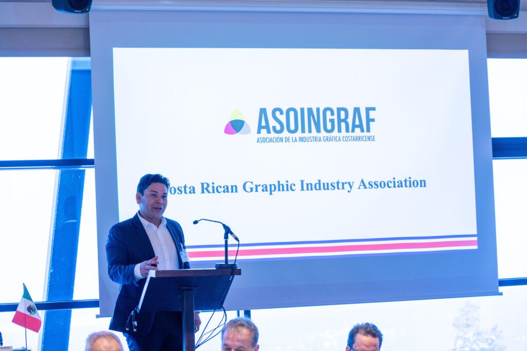 Marco Vargas of ASOINGRAF, which has become a FESPA member