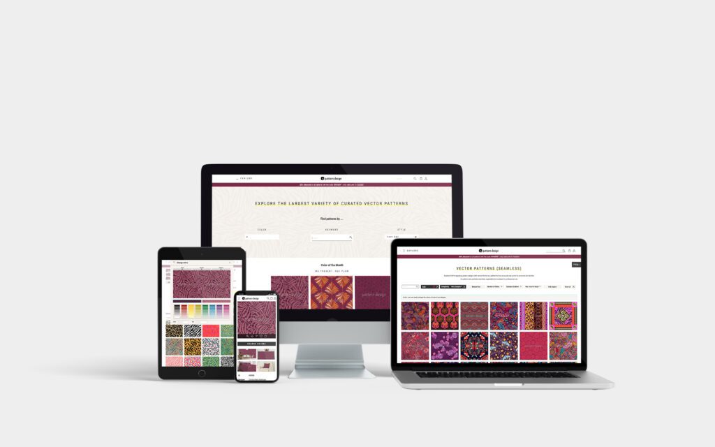 Pattern Design has updated its platform to include advanced recolouring tools.