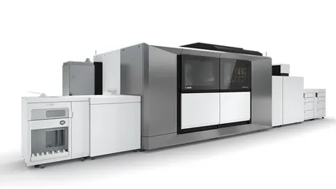 A Canon varioPRINT iX3200 digital inkjet press.