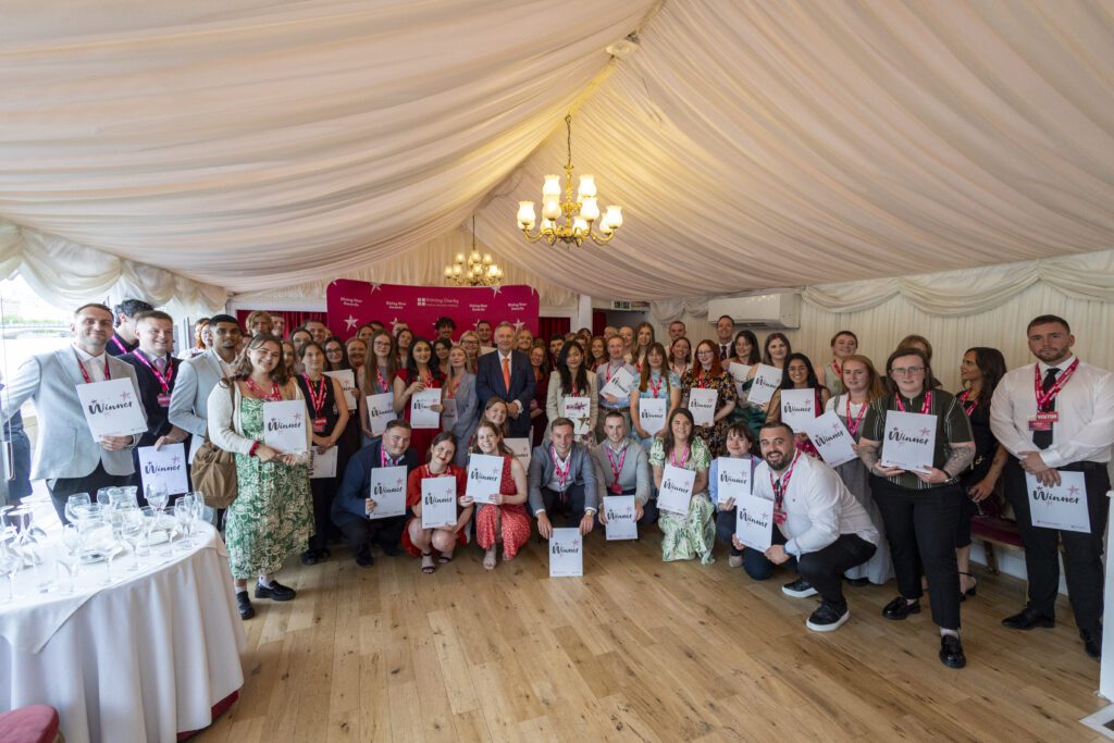 Rising Star Awards 2025 winners at the House of Lords celebration event.