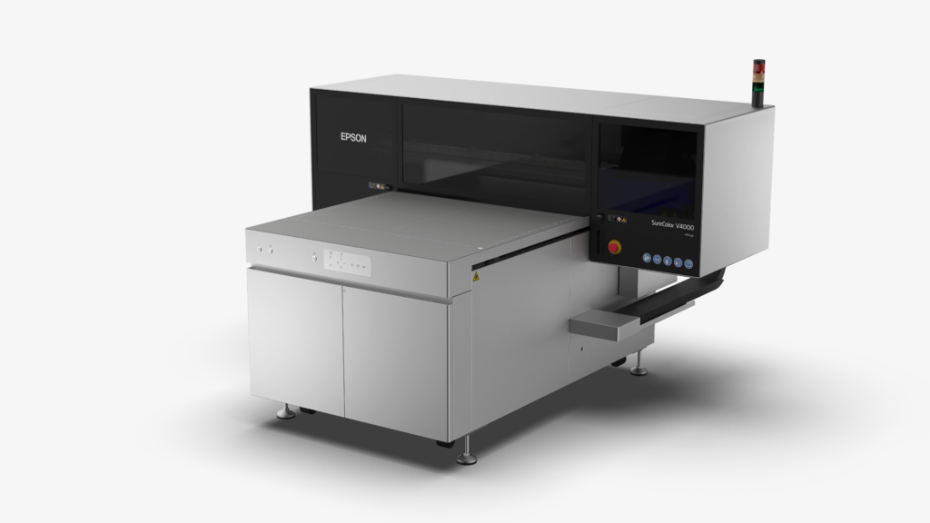 The new Epson SC-V4000 UV flatbed