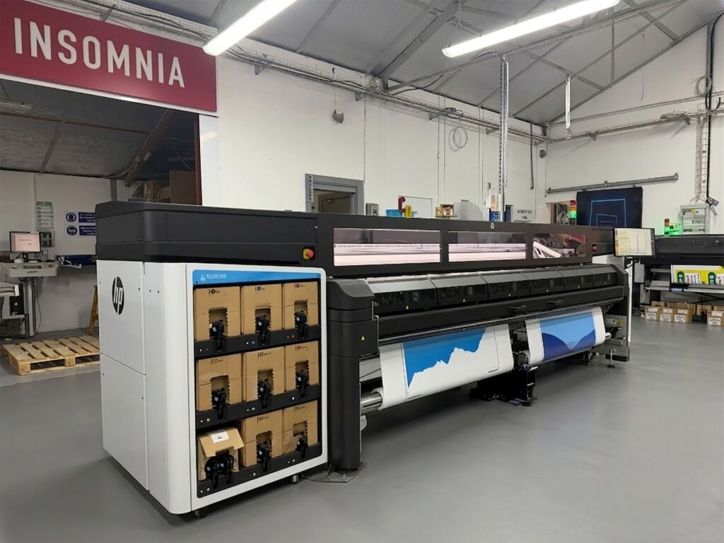 A new HP Latex FS60W printer in situ at Universal Graphics in Dublin