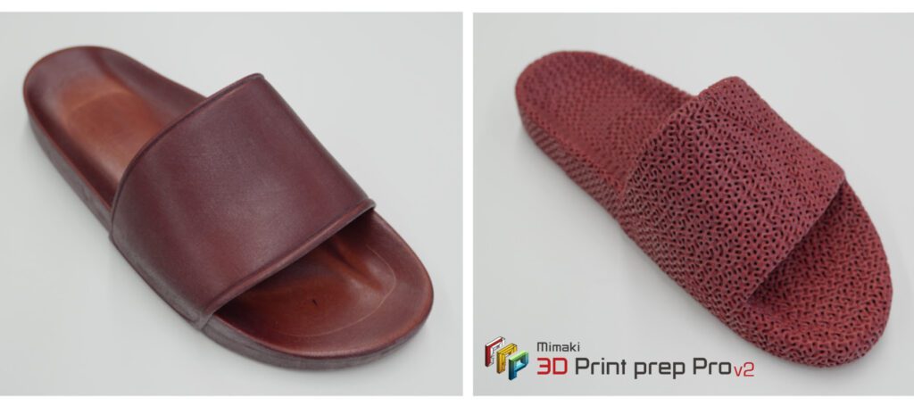 image shows 3D printed slider created using Mimaki 3D Print Prep Pro v2.0 software