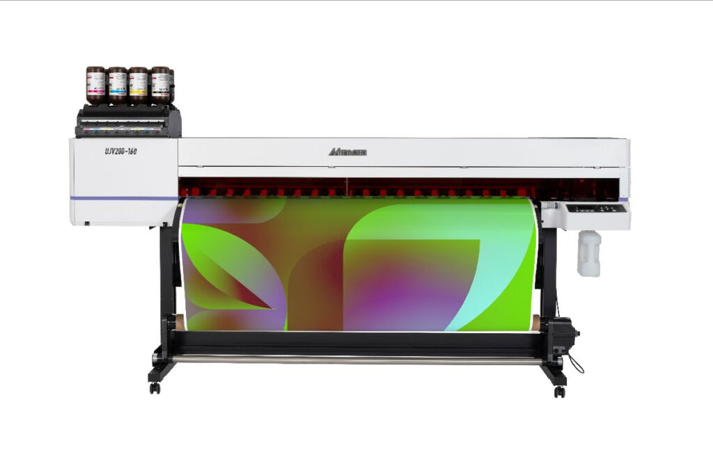 The Mimaki UJV200 can be seen at Hybrid Services' Crewe showroom and online