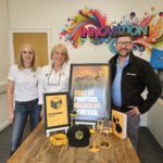 From left, Lorraine Whitburn, MD at Time2Display, Nicola Anten, Group Sales Director at Time2Display, and Mark Dallas (Regional Sales Manager at Innotech