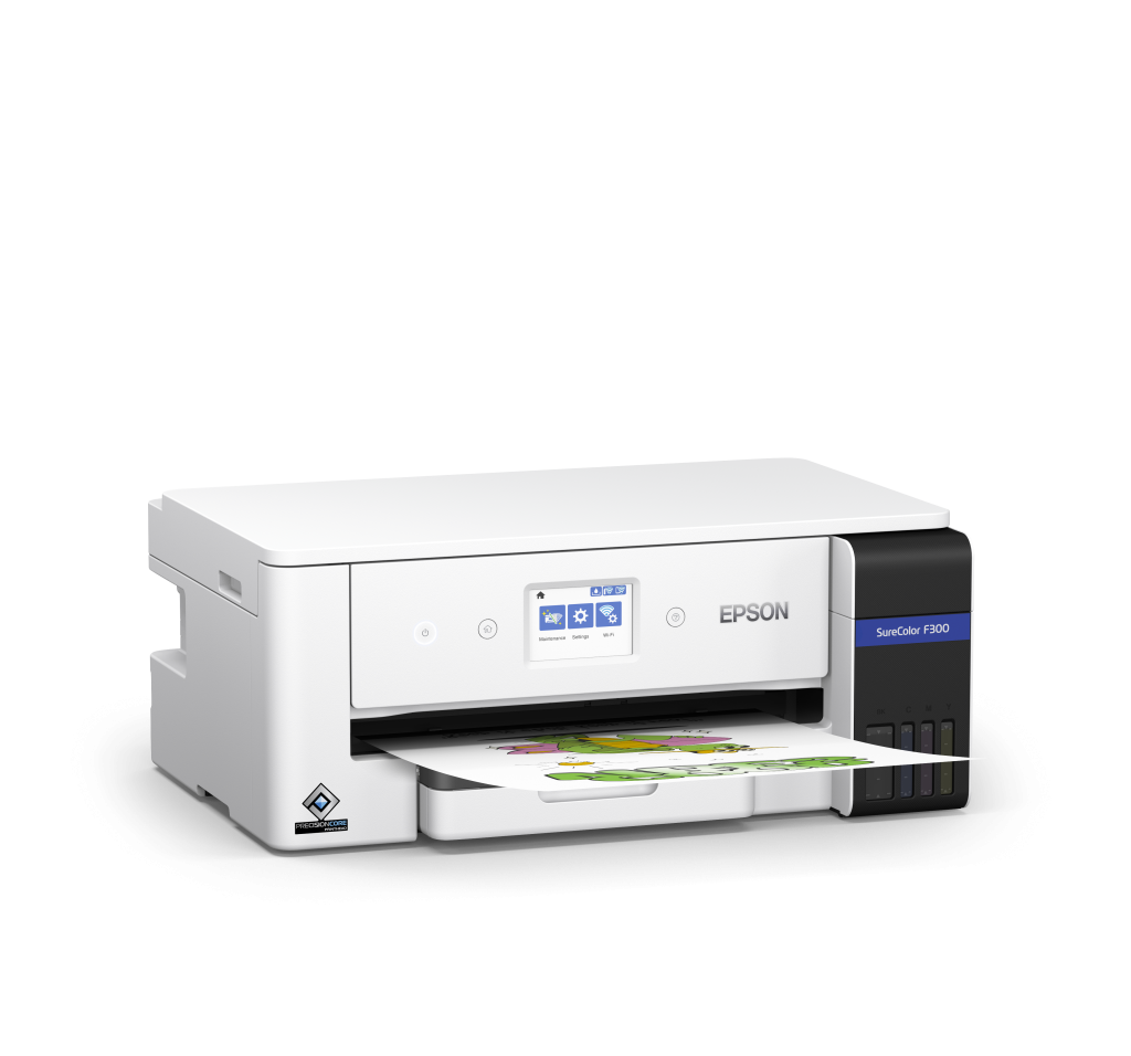 Epson has launched the SureColor SC-F300 A3 desktop dye-sublimation printer for short-run personalisation.