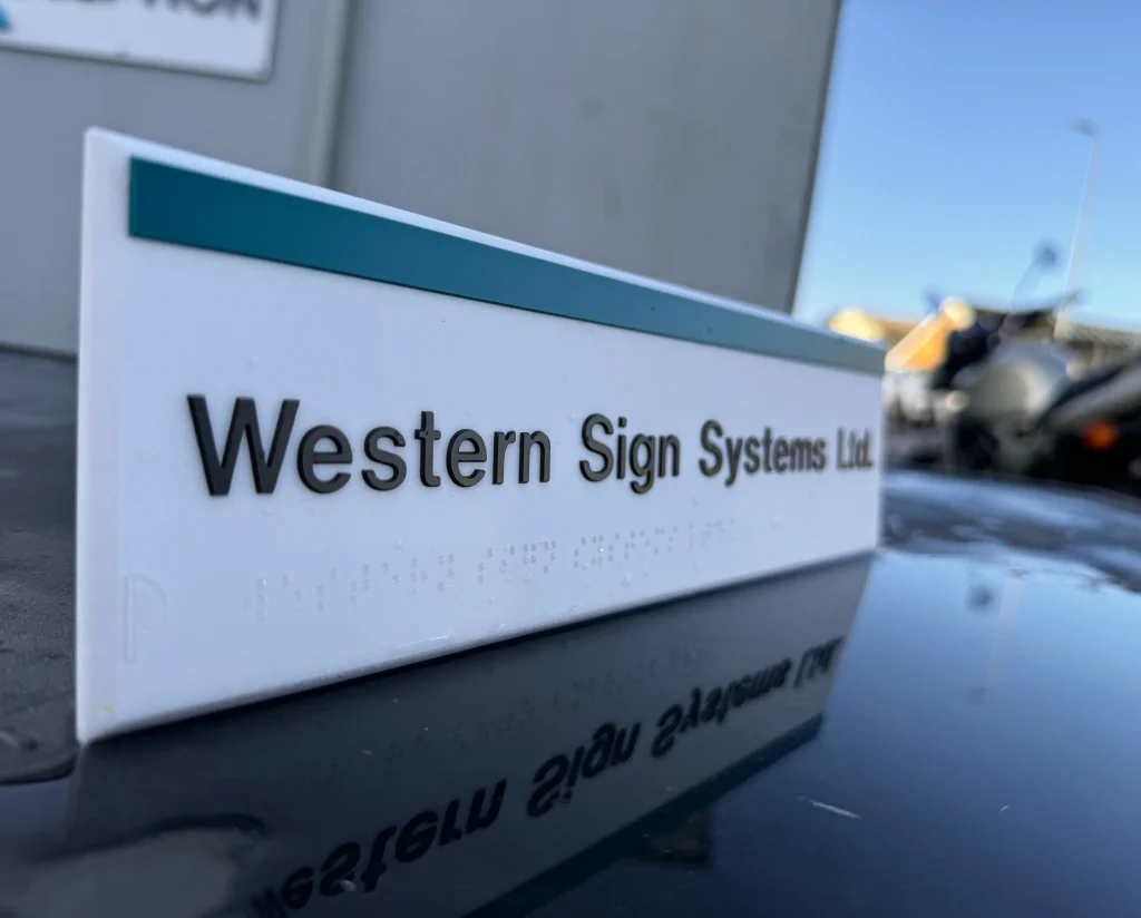 Braille & Tactile Signs