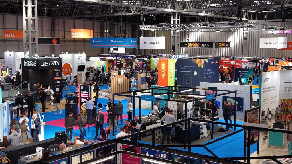The Print Show hall at the NEC