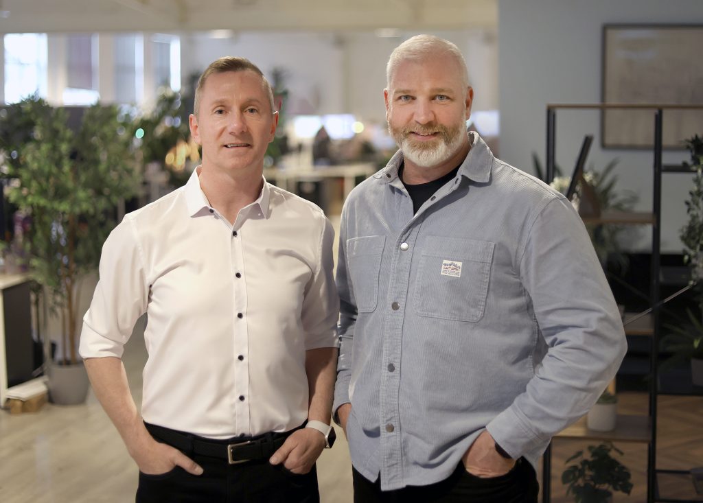 Solopress Head of Partnerships, Graham Hunstone and CEO, Simon Cooper