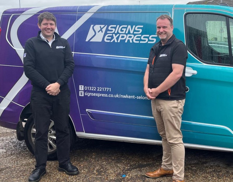 Sam Arundell has taken over as franchisee of Signs Express NW Kent & SE London.