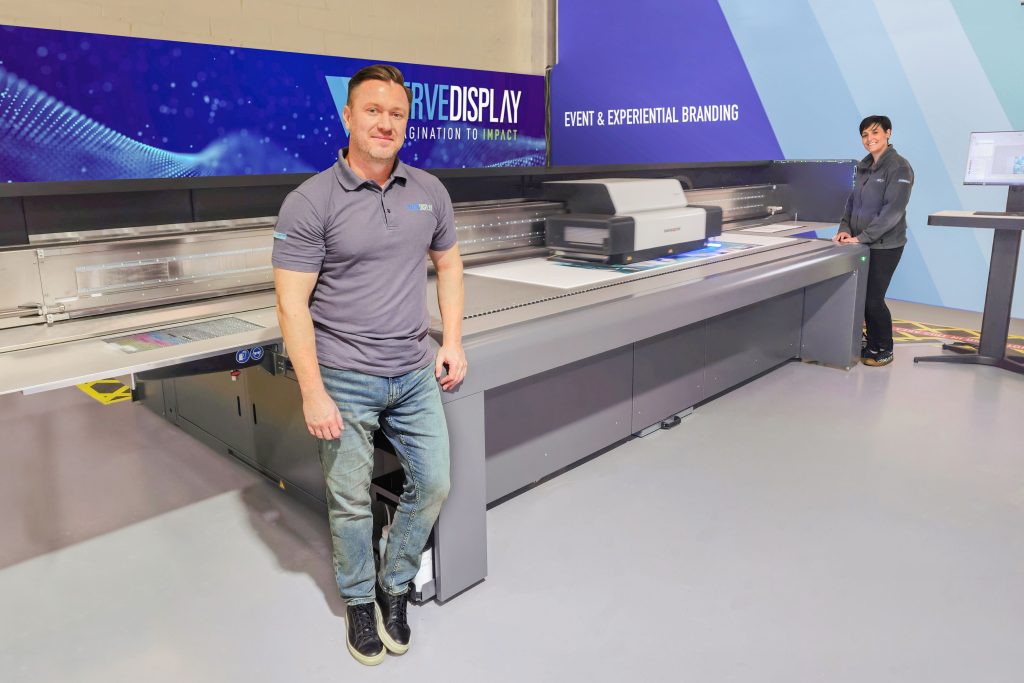 Verve Display has installed a swissQprint Nyala 5 UV LED flatbed printer to support bespoke event production.