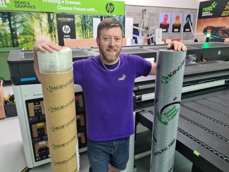 Ben Gregory, MD, Nettl DigiPrint Chippenham and Bath, and Director of new green hub, Nettl Chippenham.