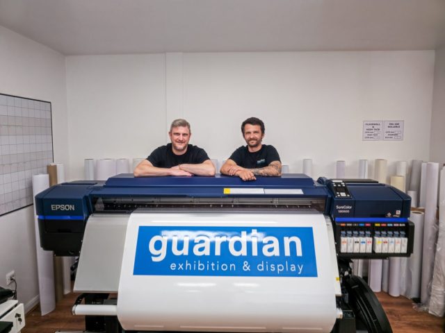 Danny and Adrian with their Epson SureColor S80600 printer