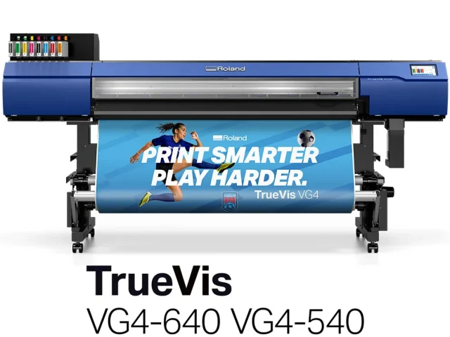 Roland DG’s new TrueVis VG4 Series is the first hardware launched under the "Make Your Mark" global branding