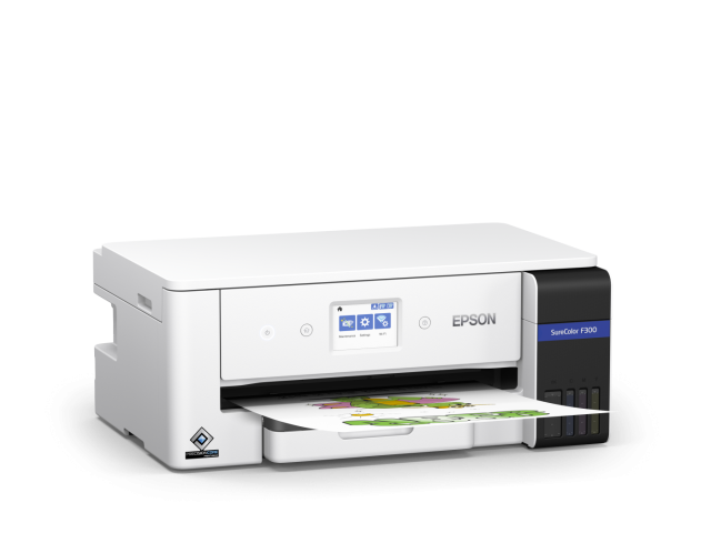 Epson has launched the SureColor SC-F300 A3 desktop dye-sublimation printer for short-run personalisation.
