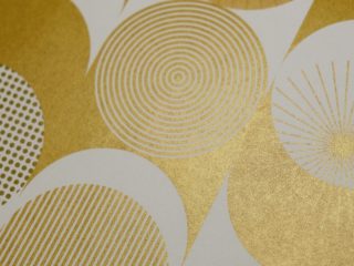 Image shows gold printed patterns to highlight Fujifilm Introduces Gold Toner for Revoria SC285S and EC2100S Presses