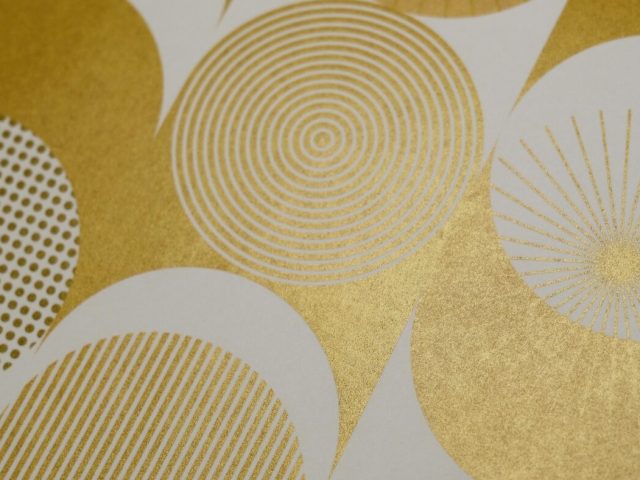 Image shows gold printed patterns to highlight Fujifilm Introduces Gold Toner for Revoria SC285S and EC2100S Presses