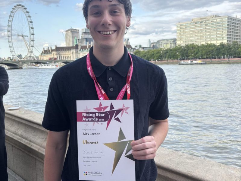 Alex Jordan, winner of a Rising Star Award, joined Konica Minolta as a Sales Development Representative in 2024