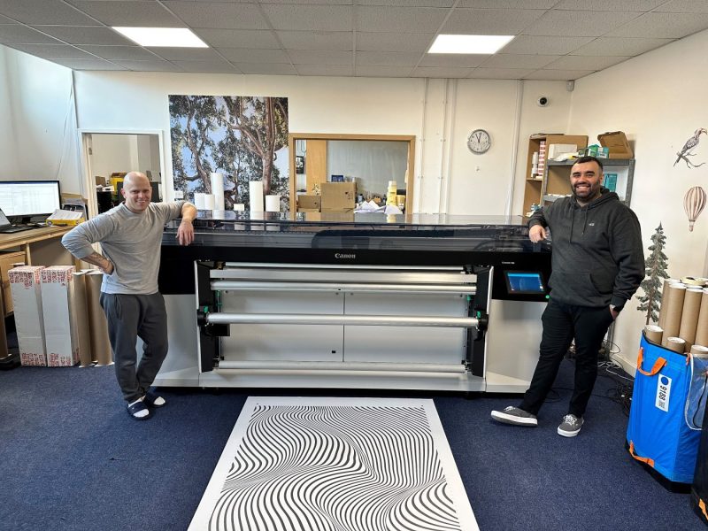 Rastislav Hascic (L) and Nav Jakhu, founding partners, Bella Stampa with Canon Colorado