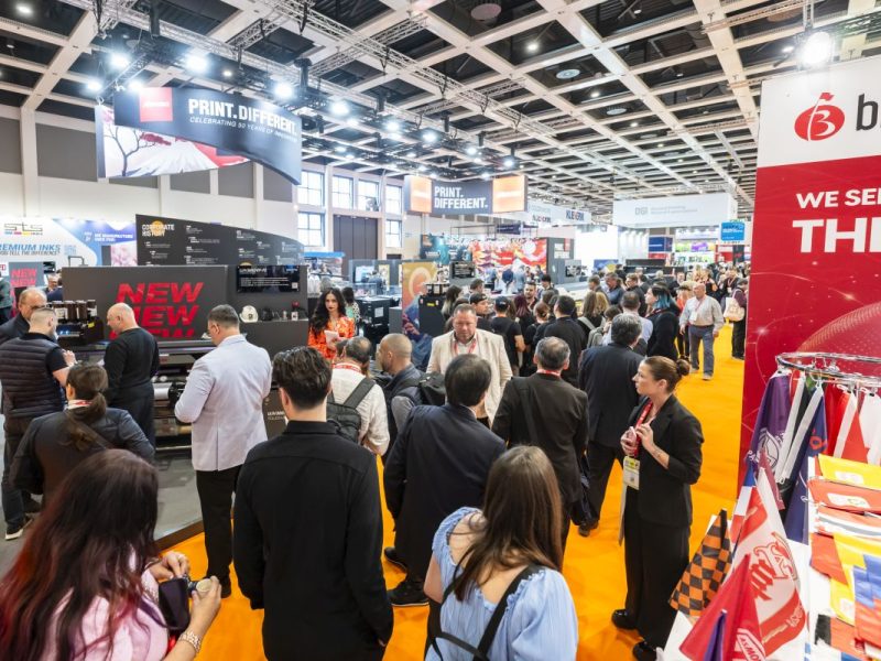 FESPA launches Corrugated event - image shows trade show hall
