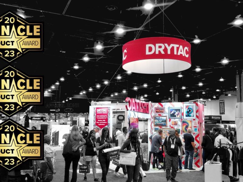 Drytac will display a range of its solutions at the PRINTING United Expo 2023, including three products which have won PRINTING United Alliance 2023 Pinnacle Product Awards.