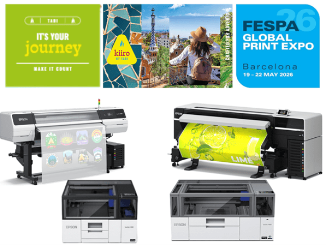 Epson will showcase dye-sublimation printers at FESPA 2026
