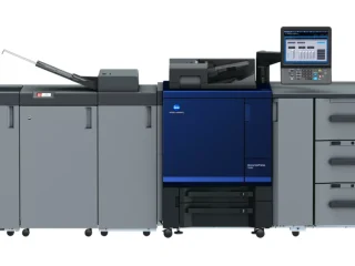 The Konica Minolta AccurioPress C5080 will be the focal point of the stand at The Print Show