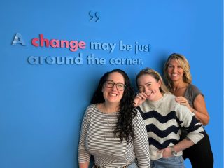 The Make It Happen team. From left: Katie Asken, Libby Clifford and Sam Armstrong