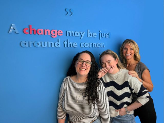The Make It Happen team. From left: Katie Asken, Libby Clifford and Sam Armstrong
