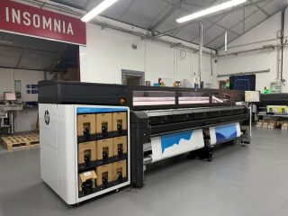 A new HP Latex FS60W printer in situ at Universal Graphics in Dublin