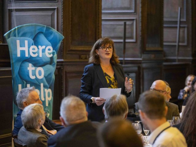 Nicky Morgan addresses the Printing Charity
