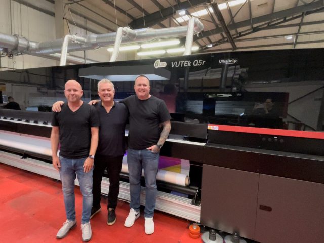 Simon McKenzie, CEO, Hollywood Monster; Robin East, Group Commercial Director, CMYUK; Andrew McKenzie, Director, Hollywood Monster