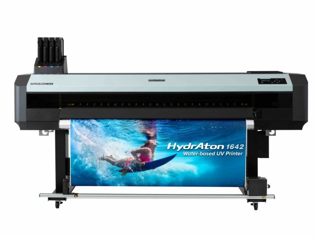 The MUTOH HydrAton 1642 wide-format printer